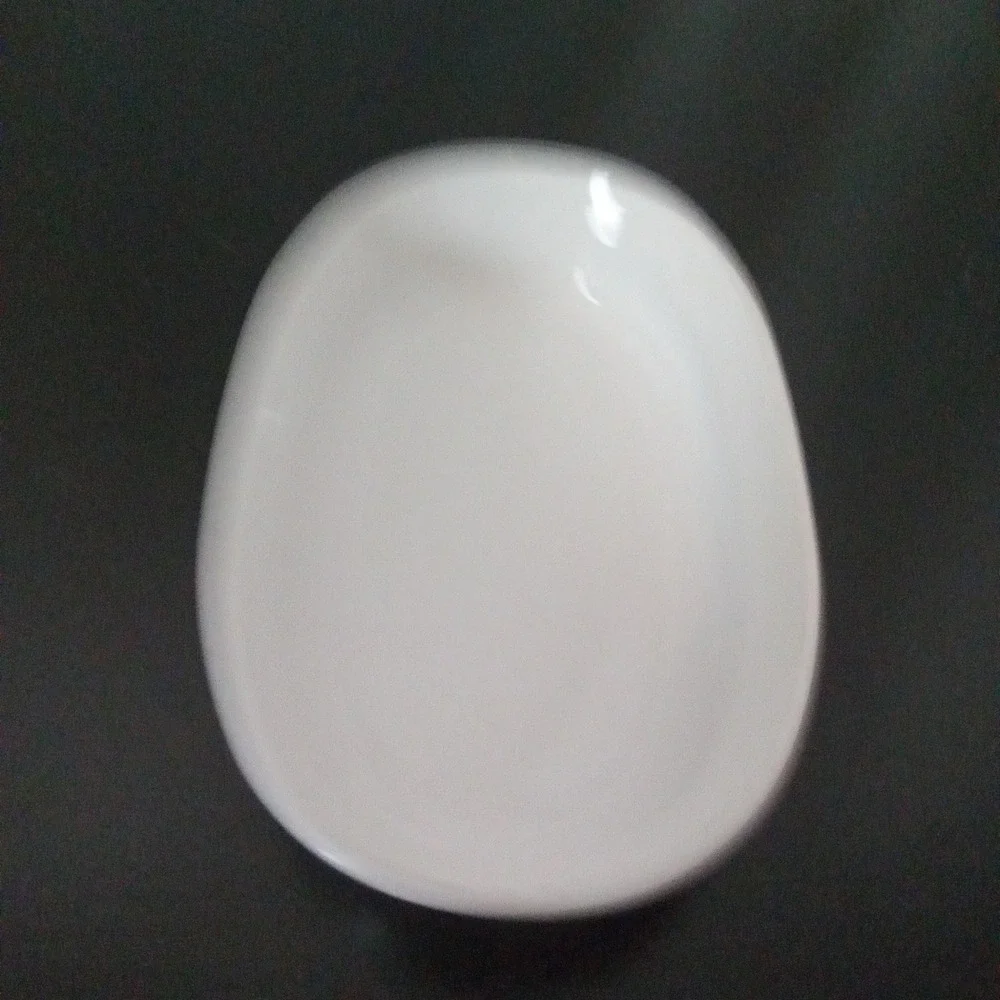 Corning Ware French White Oval Ramekin F-15-B 475ml Ribbed Ceramic Baking Dish
